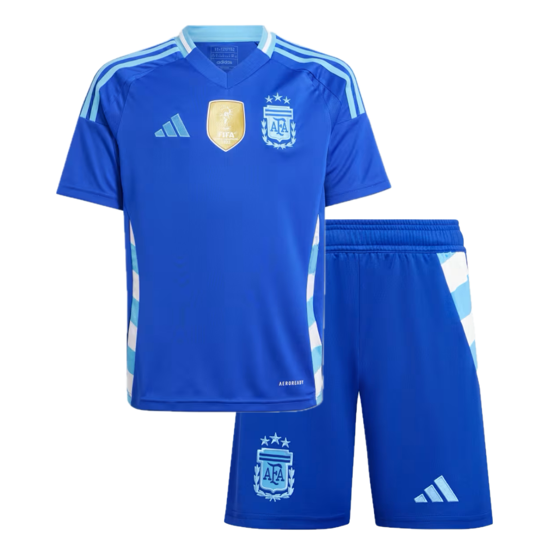 Kids Kit Argentina II 24/25 Of Patch FIFA - Blue