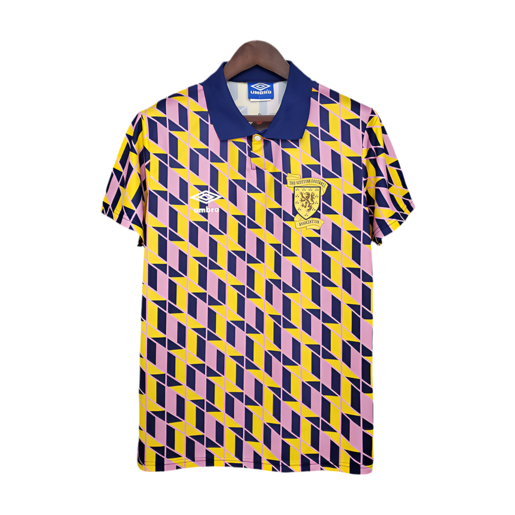 Jersey Escócia Retro 1988/1989 Yellow