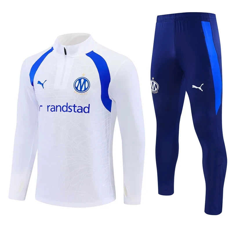 Olympique Marseille Kids’ Long-Sleeve Training Tracksuit 26/27