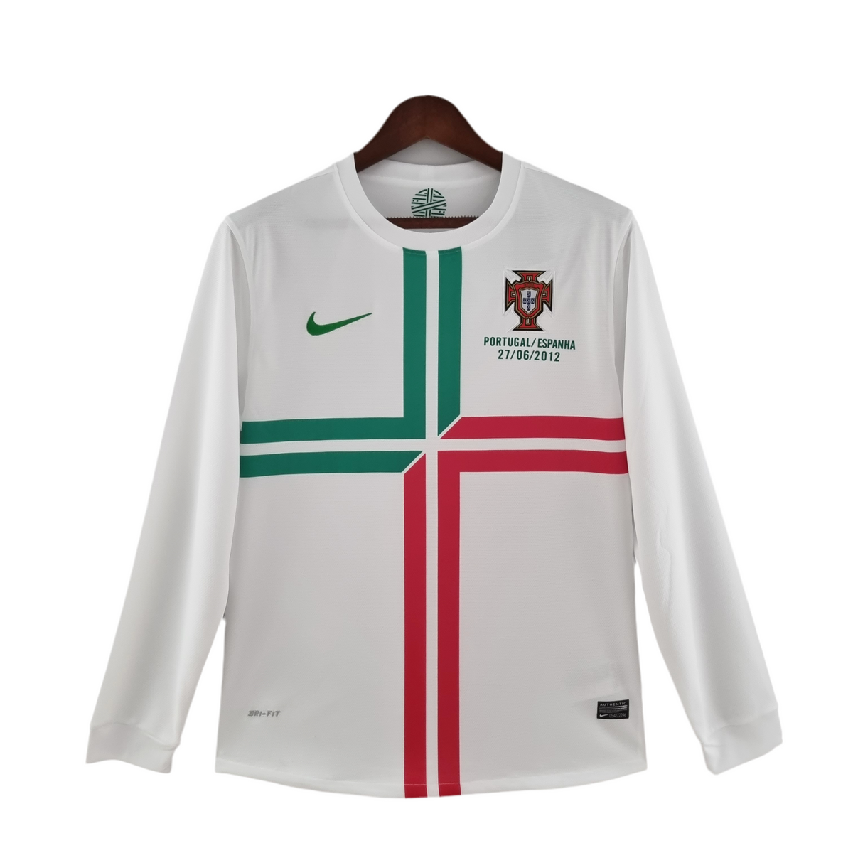 Jersey Long Sleeve Retro Portugal II 2012 - White