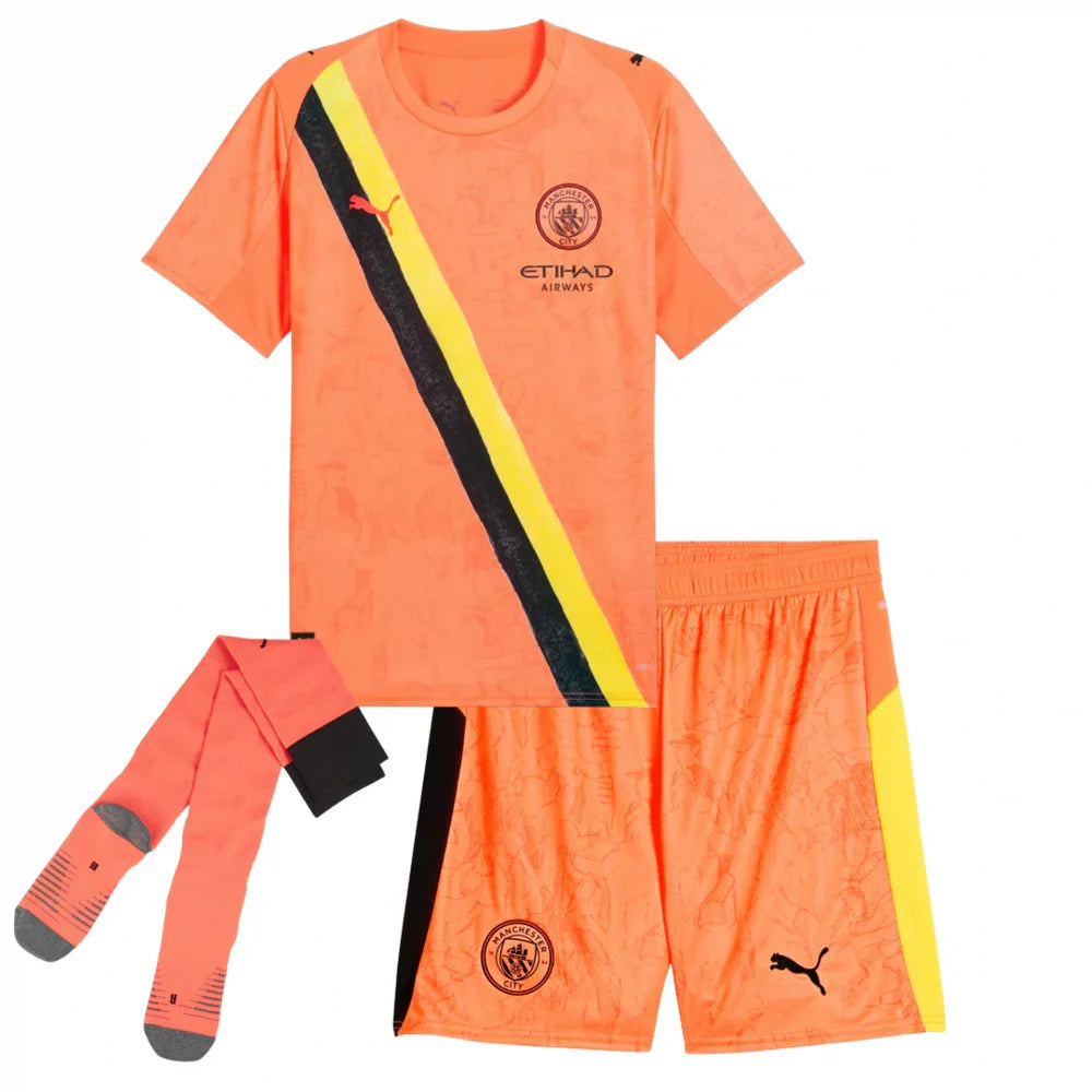 Kids Kit Manchester City Goalkeeper 25/26 - with Sock