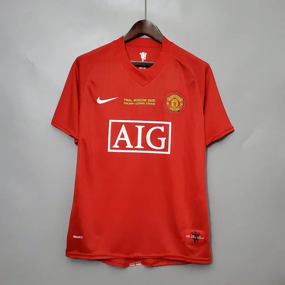 Jersey Manchester United  Retro 2007/08 Champions League Edition - Red