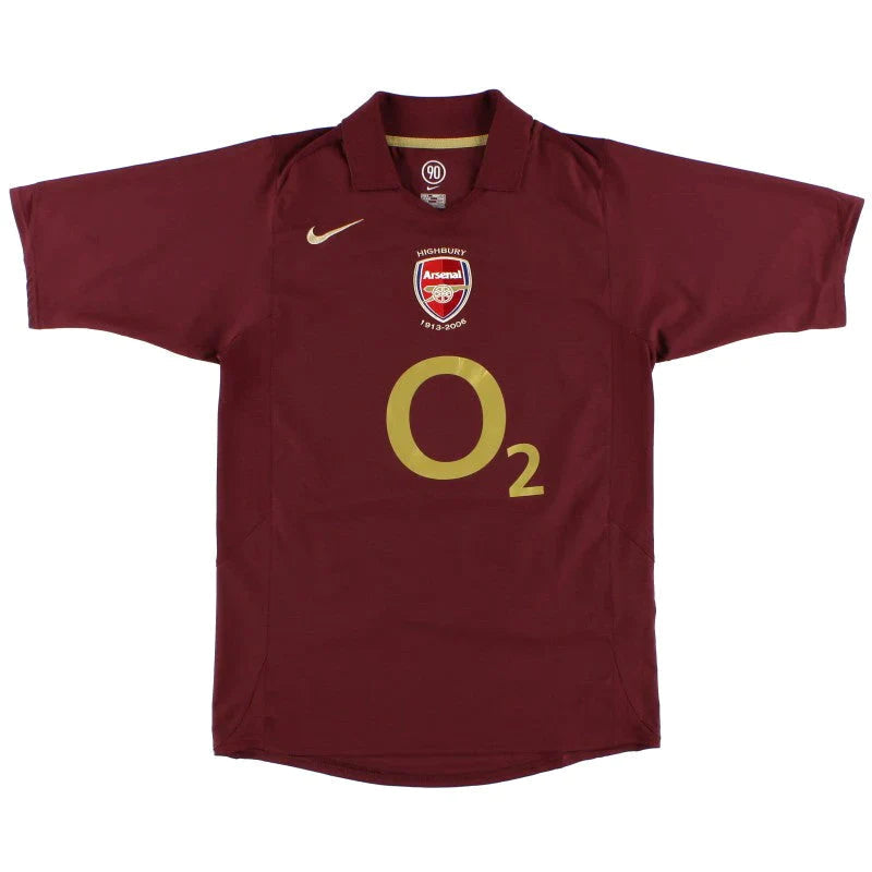 Jersey Arsenal Retro 2005/2006